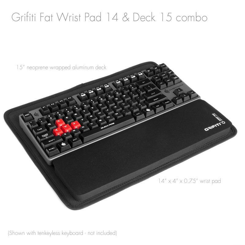 Grifiti Platform Fat Wrist Pad 14 10keyless Mechanical Keyboard