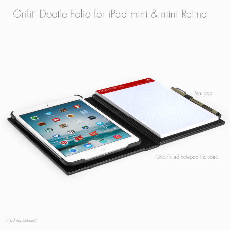 ipad mini case with notepad